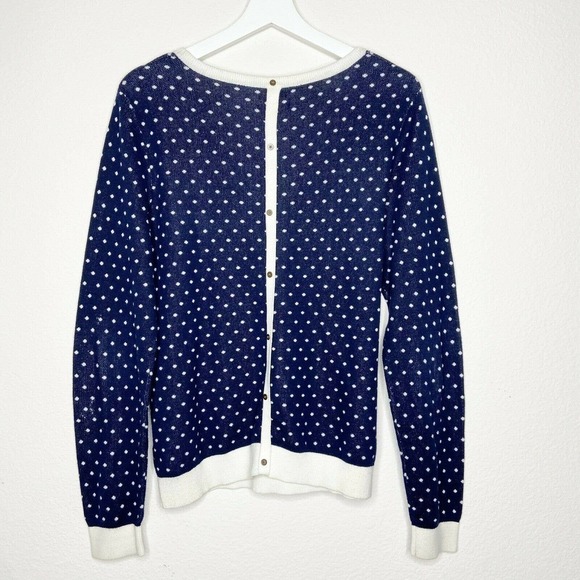 Tommy Hilfiger Polka Dot Button Back Sweater - Picture 5 of 7